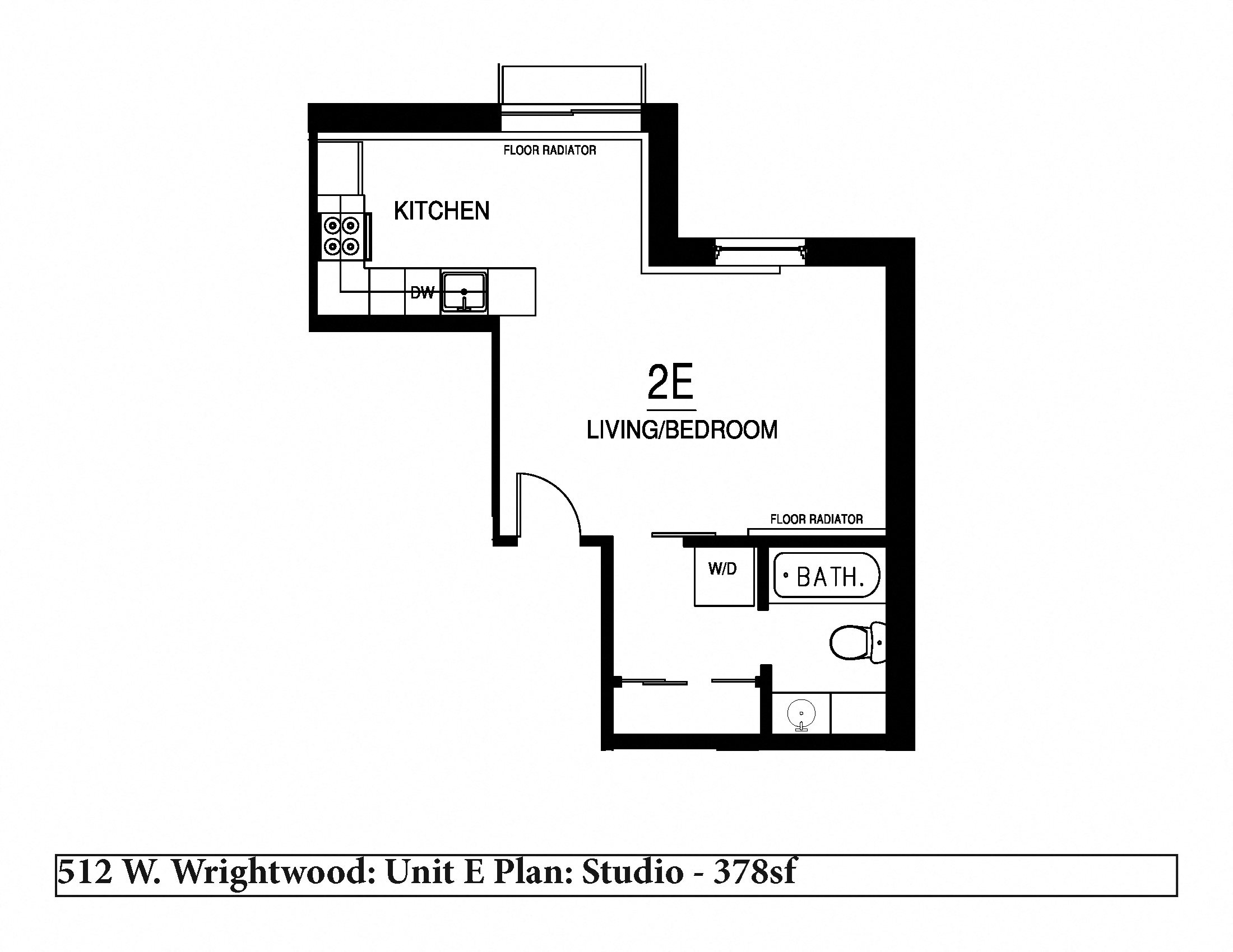 Floor Plans of Wrightwood 512 W Wrightwood Ave in Chicago, IL